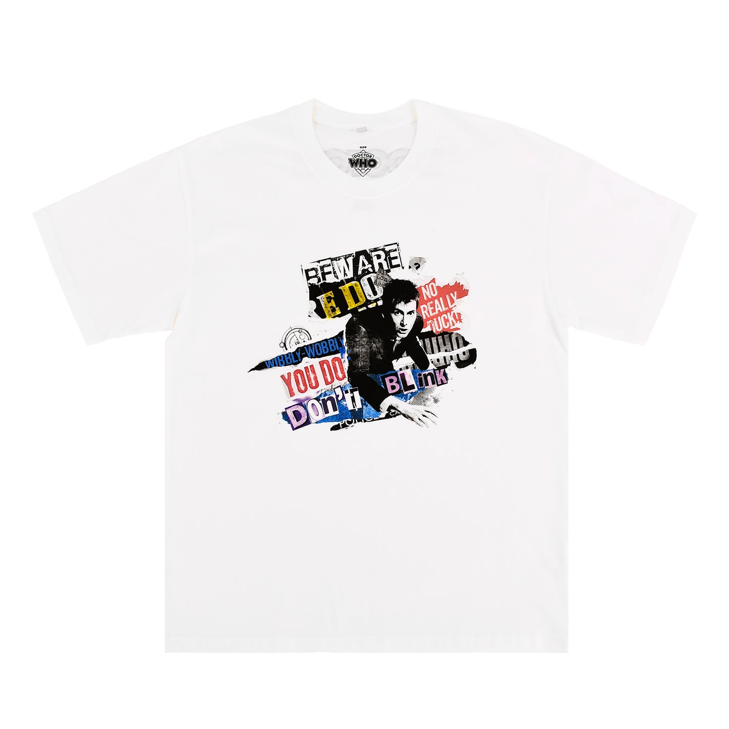 Doctor Who White T-shirt(The Tenth Doctor)