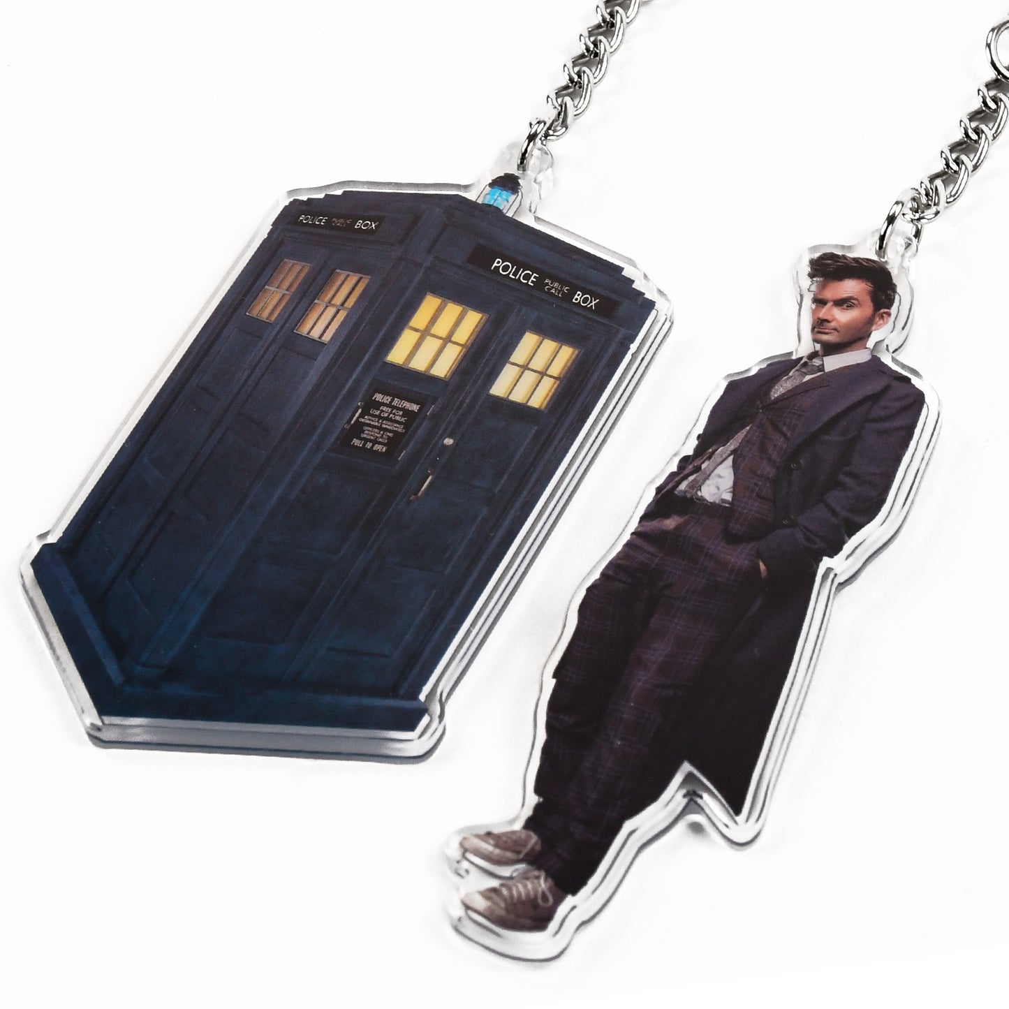 Doctor Who Acrylic Keychain (pair)