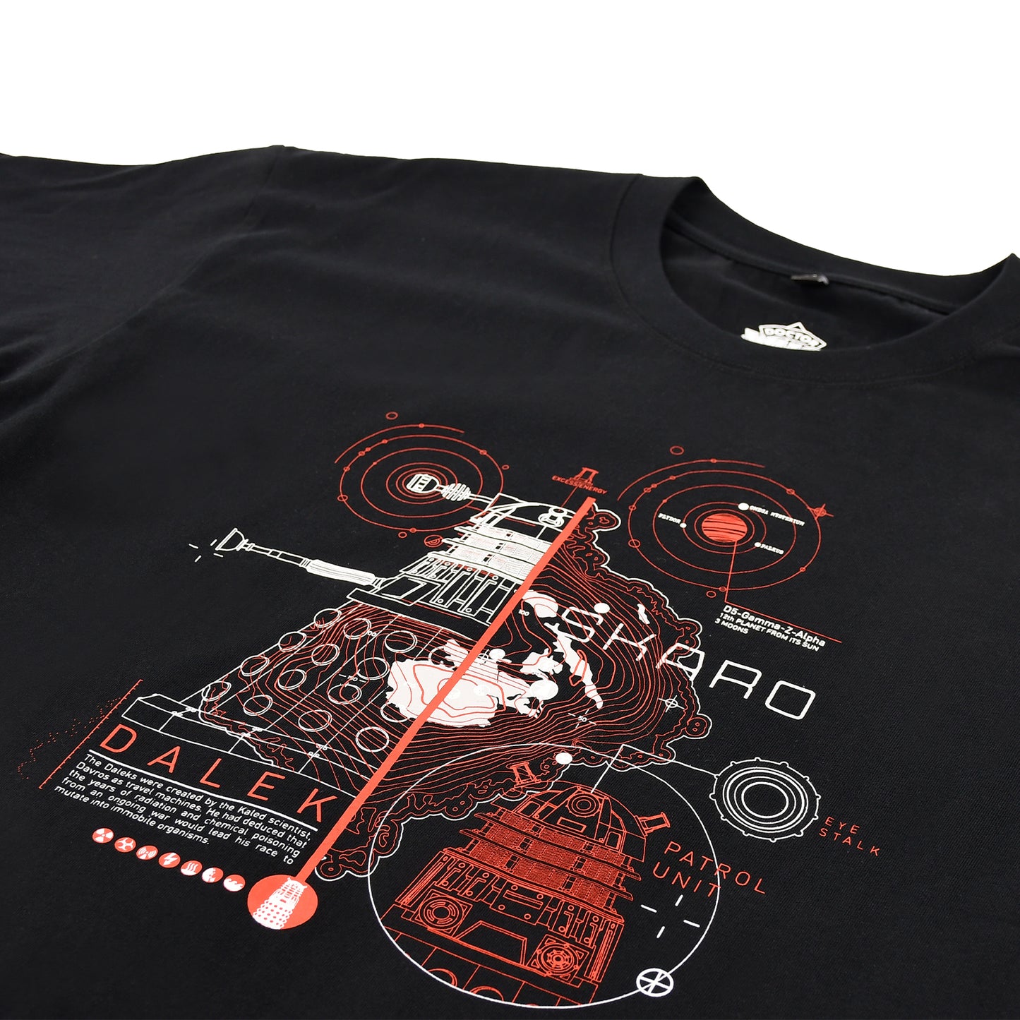 Doctor Who Black T-shirt (DALEK)