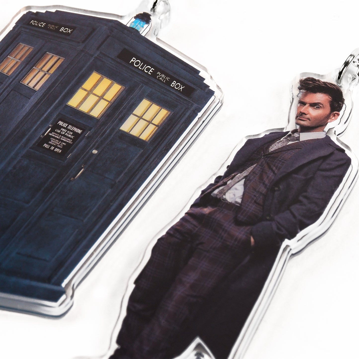 Doctor Who Acrylic Keychain (pair)