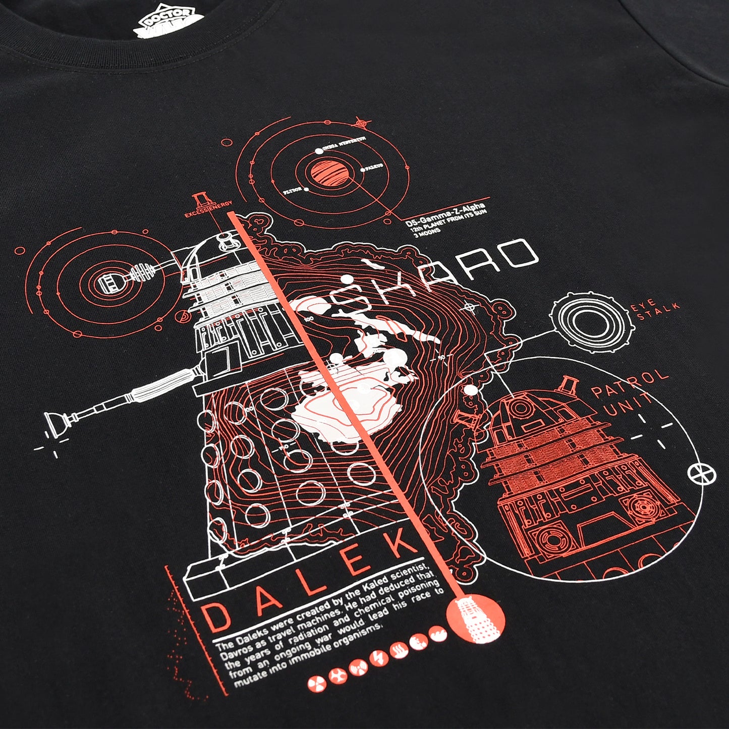 Doctor Who Black T-shirt (DALEK)