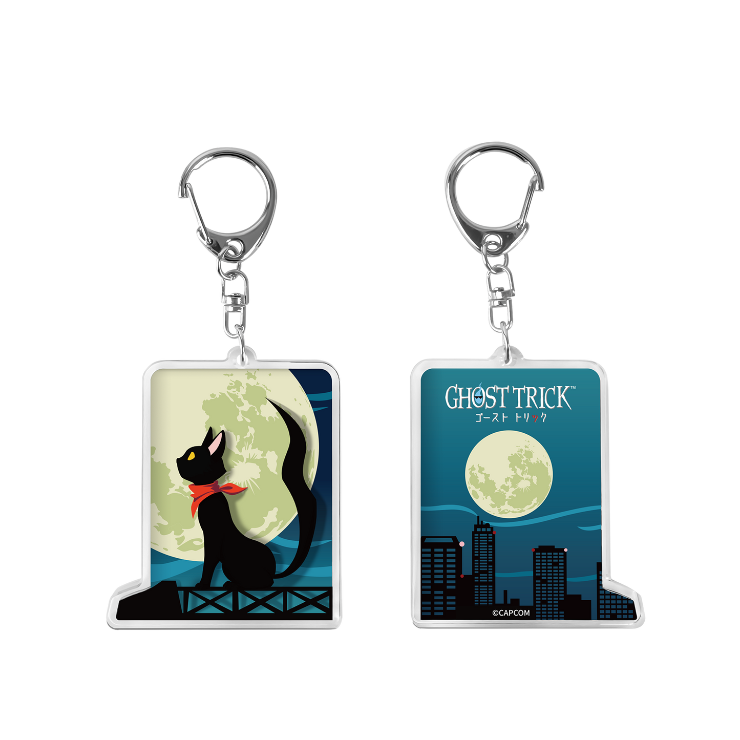 Ghost Trick Arcylic Keychain(Cat)