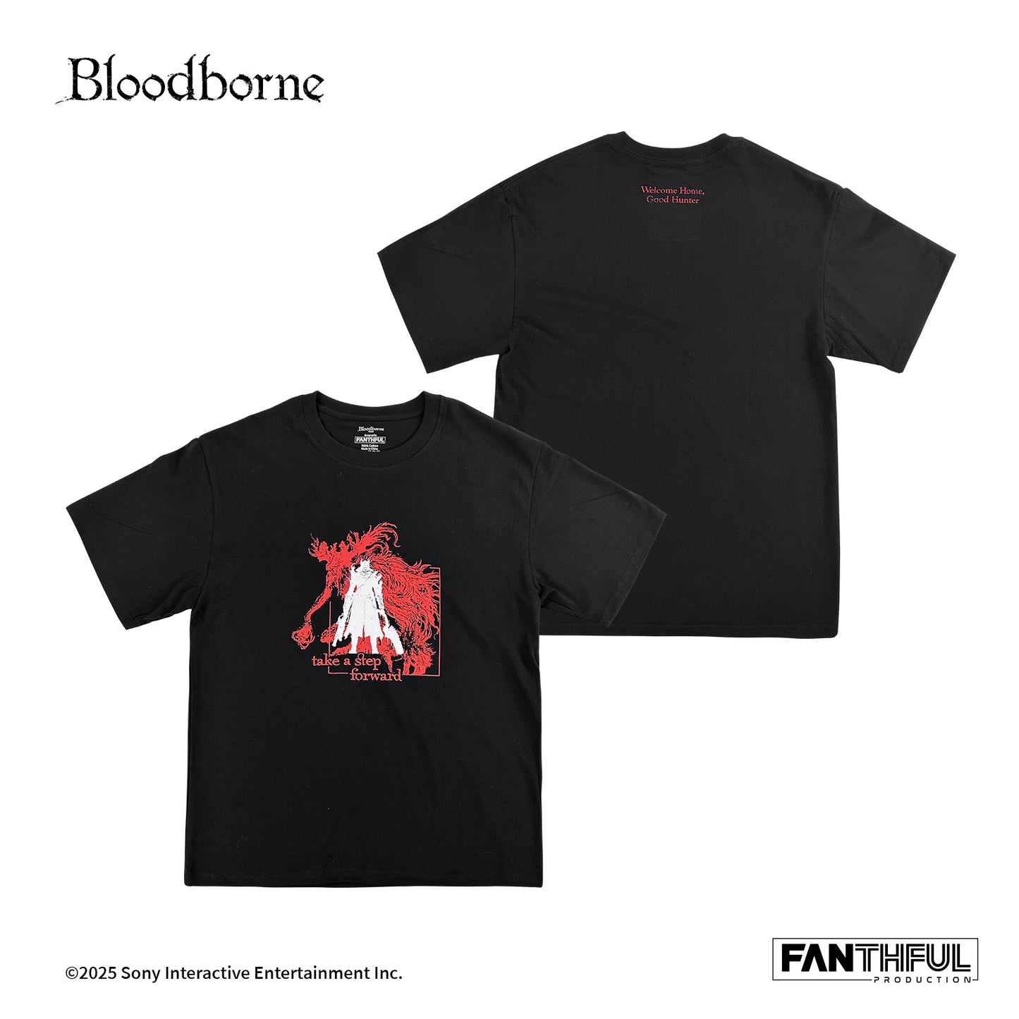 Bloodborne Black T-shirt(Hunter)