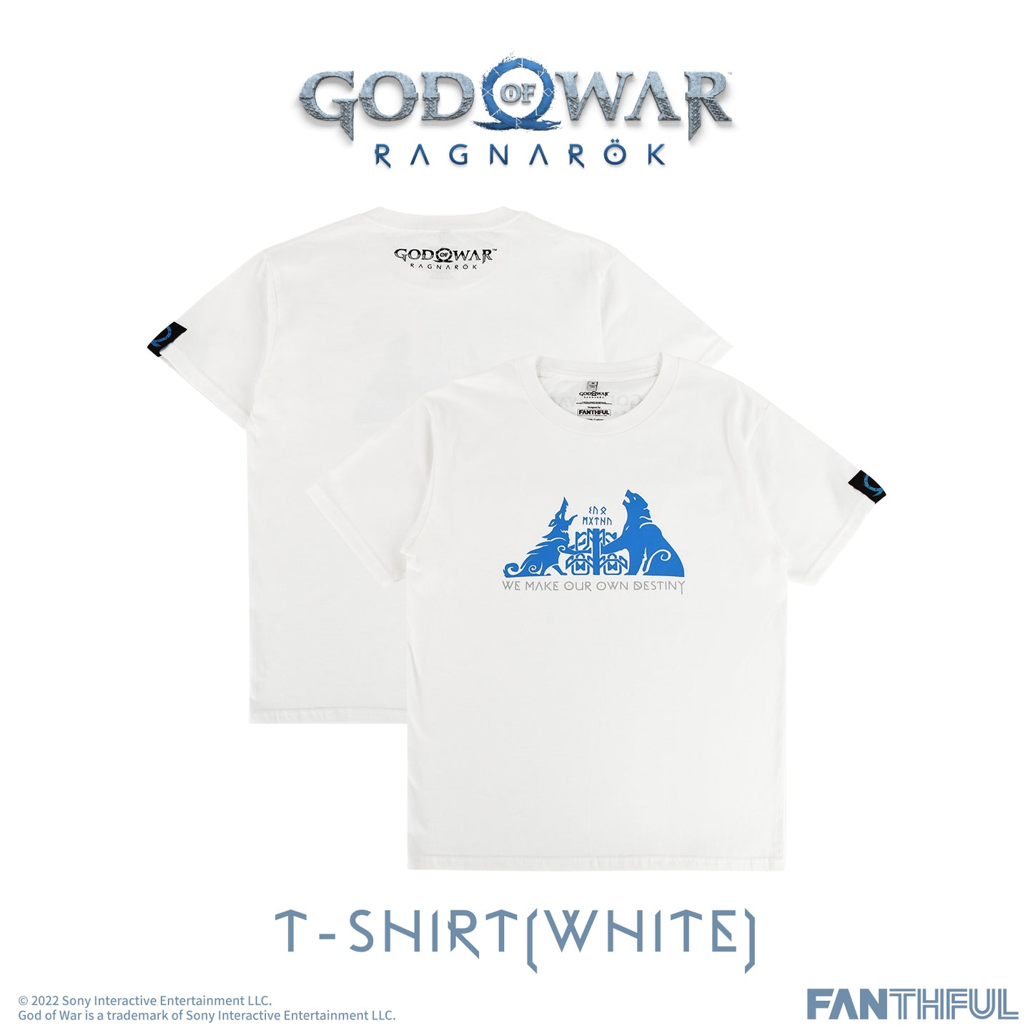 God of War Ragnarok White T-shirt