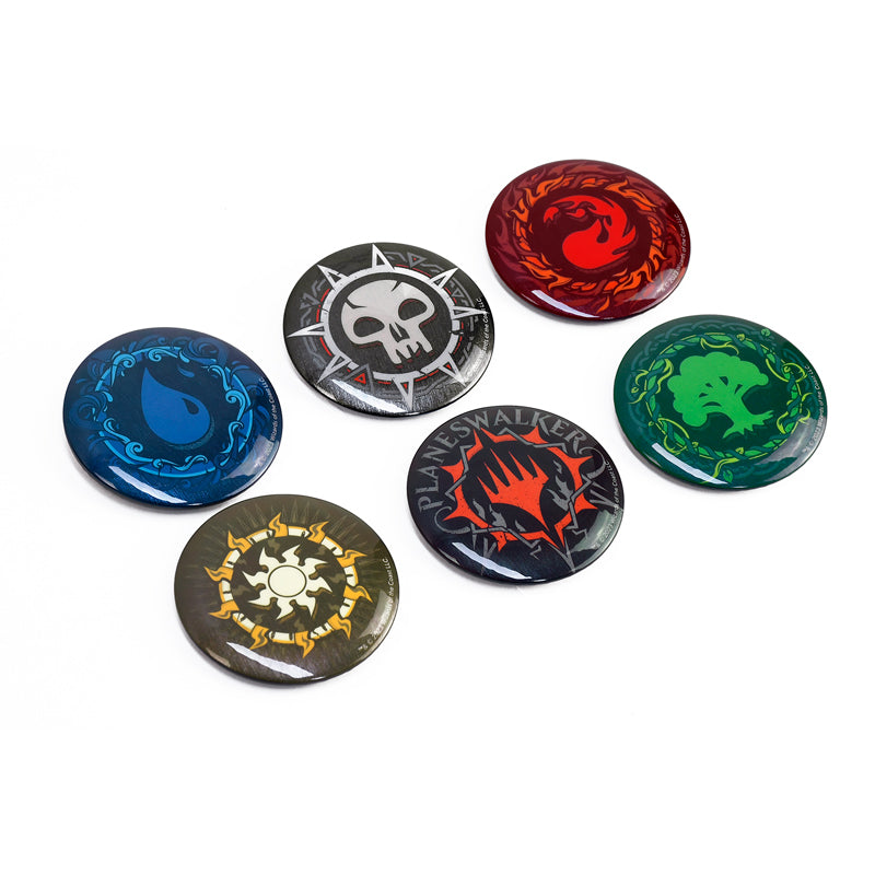 Magic The Gathering Badge Set (6pcs)
