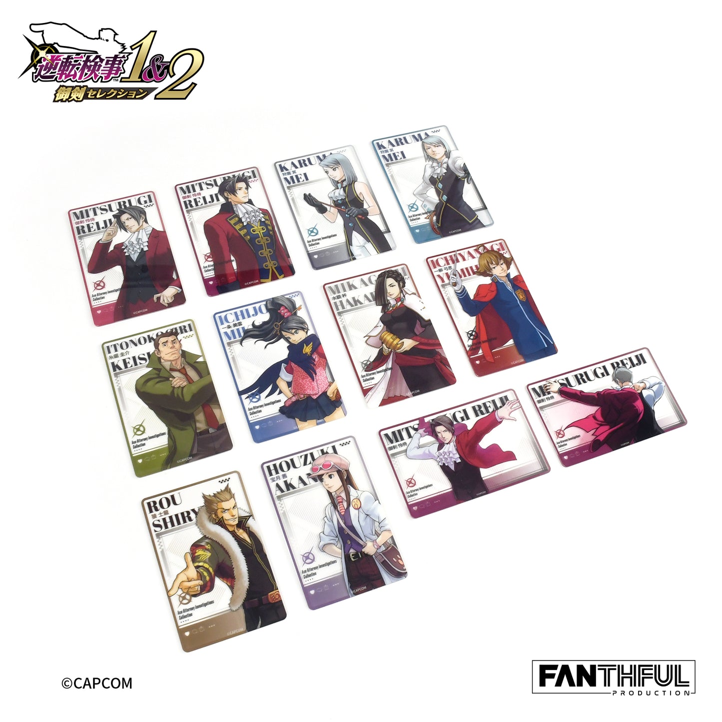 【Pre-Order】Ace Attorney Investigations Plastic Cards(blind box/12pcs)