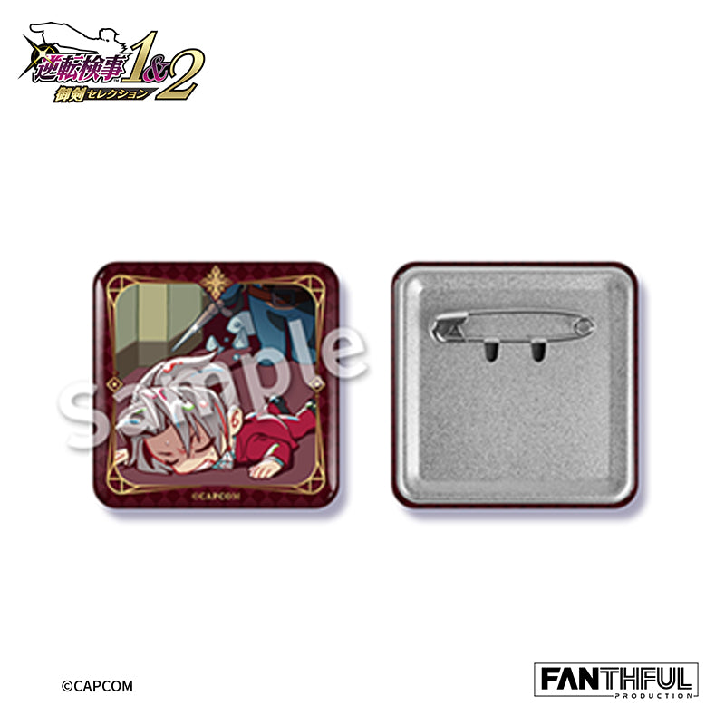 Ace Attorney Investigations Tin Badge(blind box/10pcs)