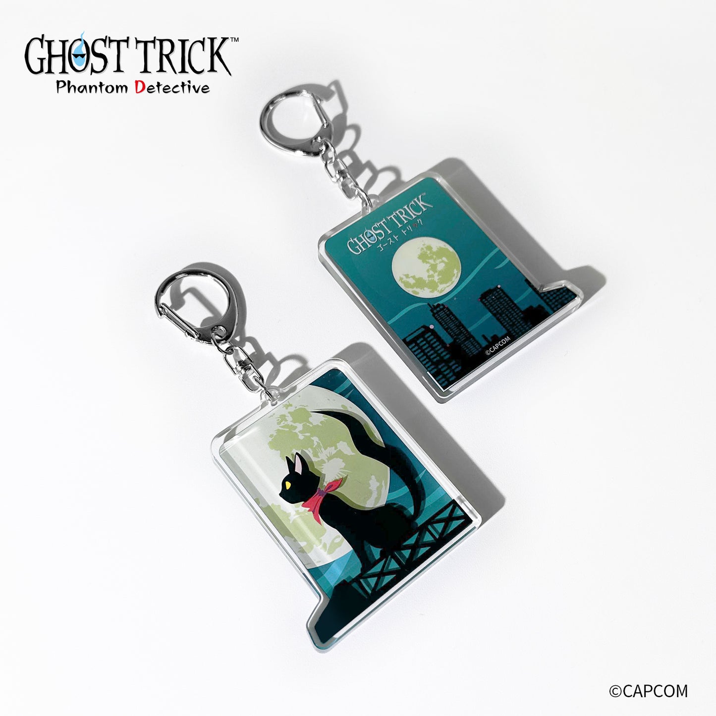 Ghost Trick Arcylic Keychain(Cat)