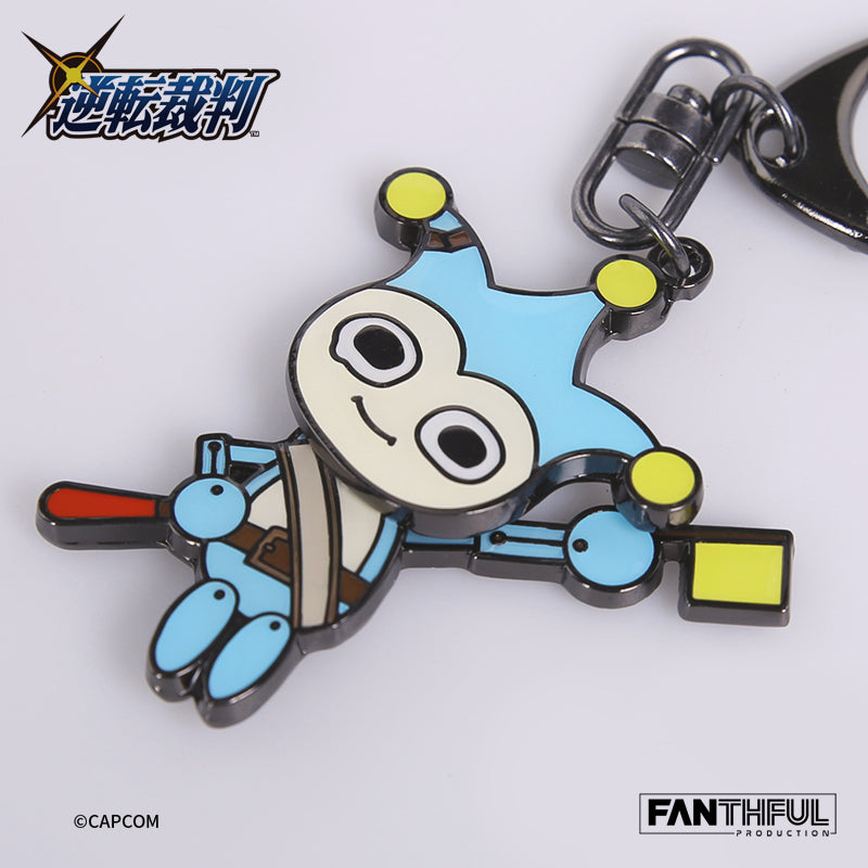 【Pre-Order】Ace Attorney Alloy Keychain-Blue Badger(Resale)