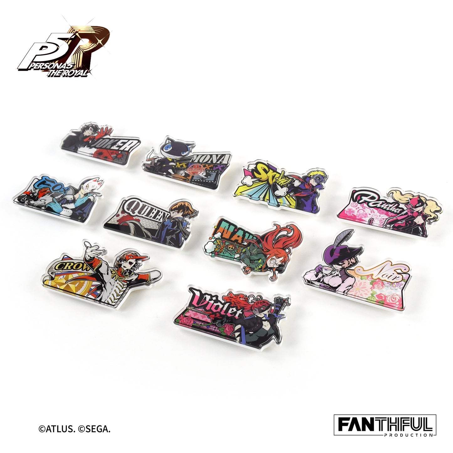 【Pre-Order】PERSONA 5 THE ROYAL Acrylic Badge(blind box/10pcs)