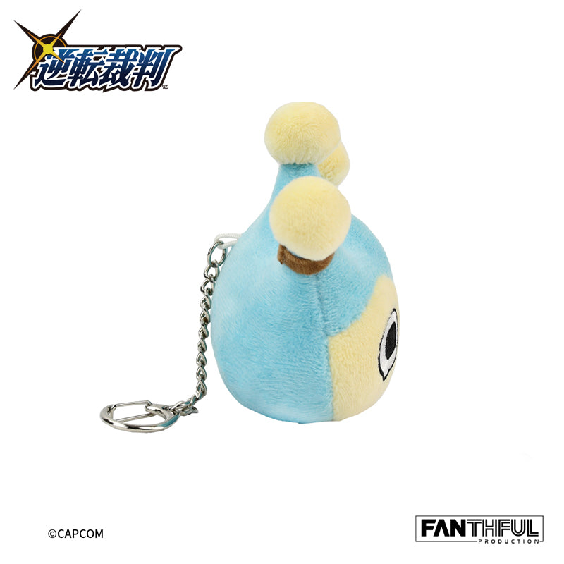 【Pre-Order】Ace Attorney Plush Keychain-Blue Badger(Resale)