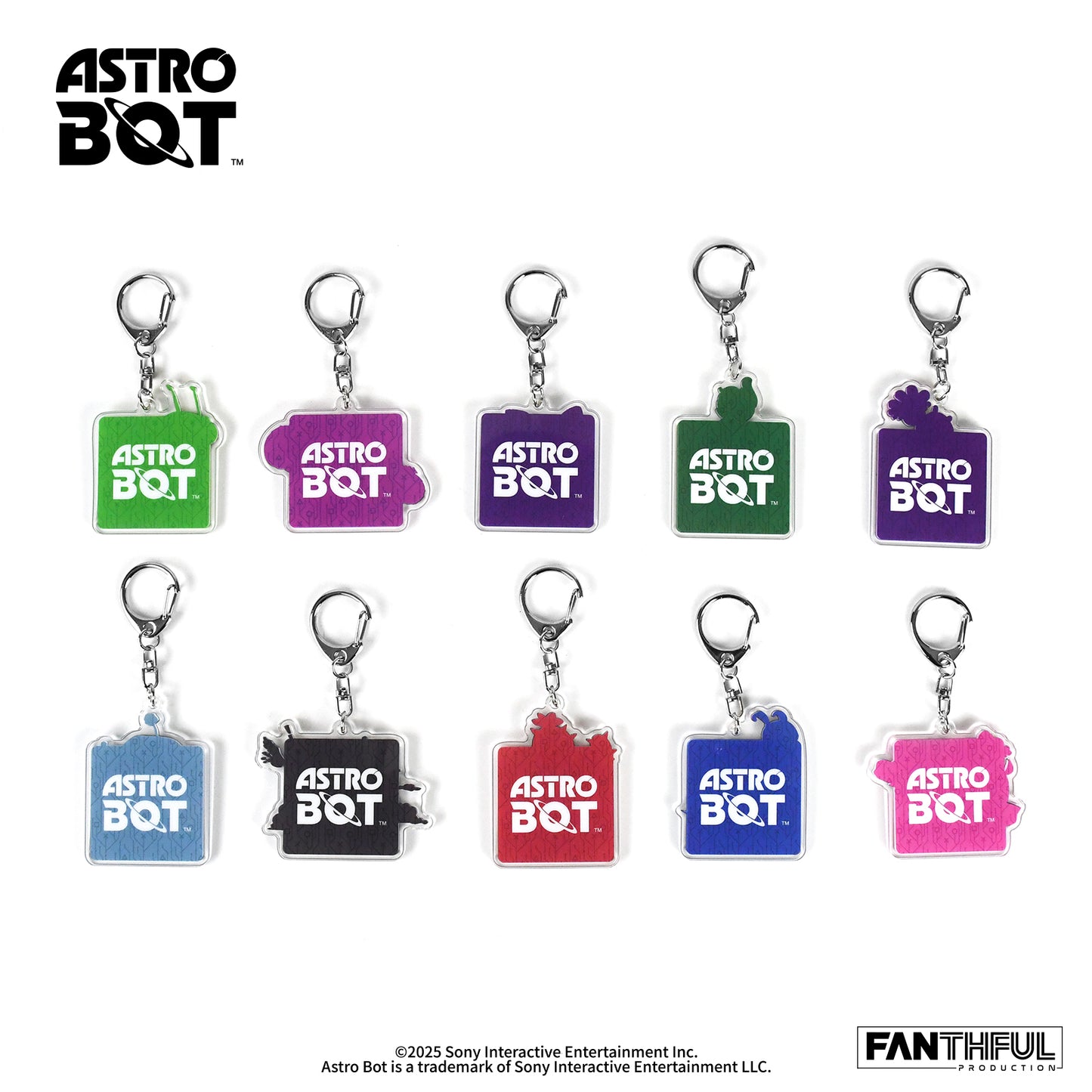 Astro Bot Acrylic Keychain(blind box)10pcs/set