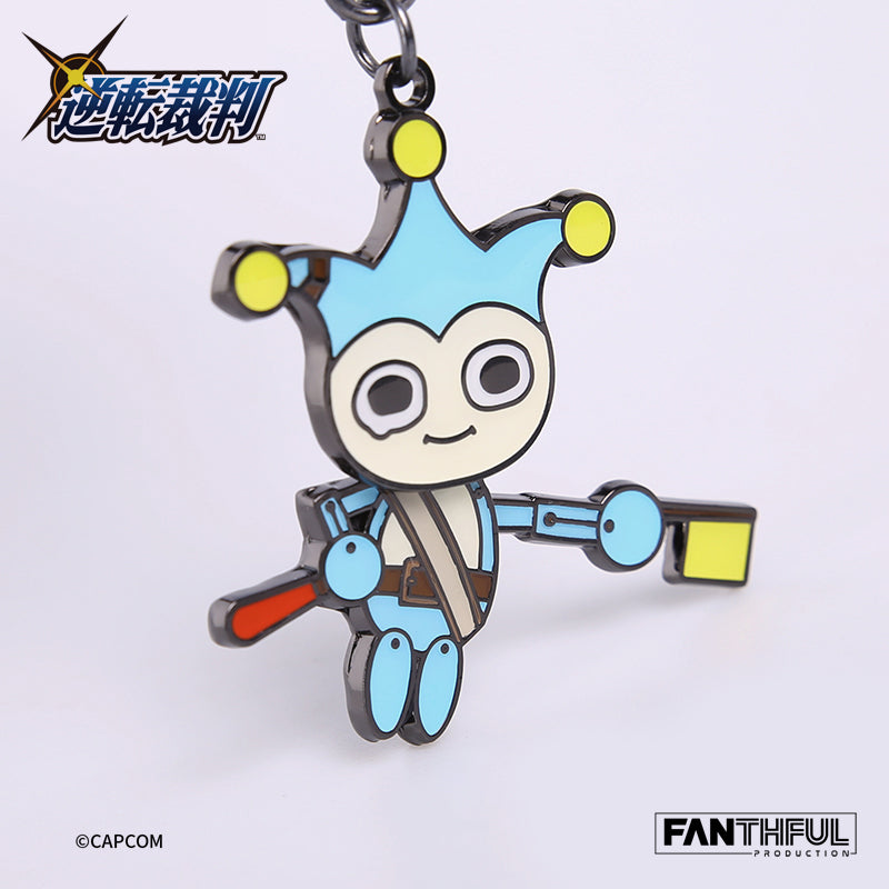 【Pre-Order】Ace Attorney Alloy Keychain-Blue Badger(Resale)