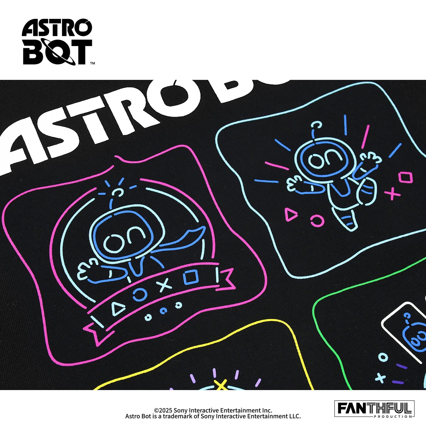 Astro Bot Black T-shirt