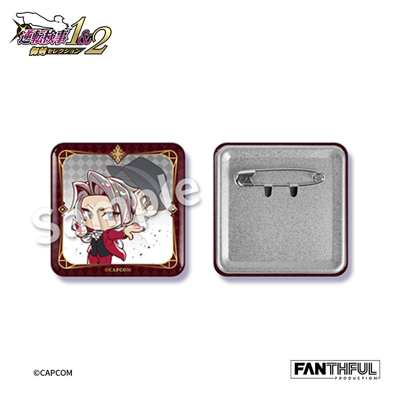 Ace Attorney Investigations Tin Badge(blind box/10pcs)