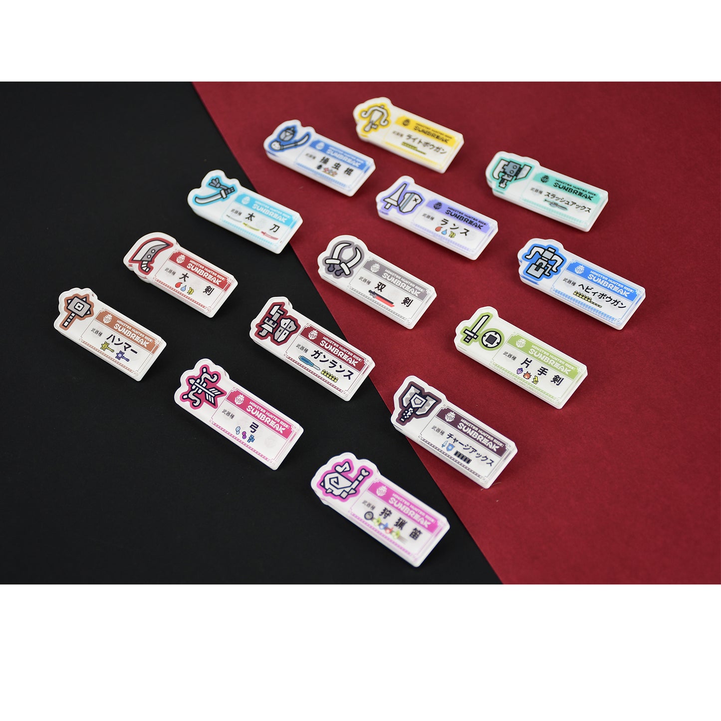 Monster Hunter Rise: Sunbreak Acrylic Badge Collection (Blind Box) 14pcs/Set