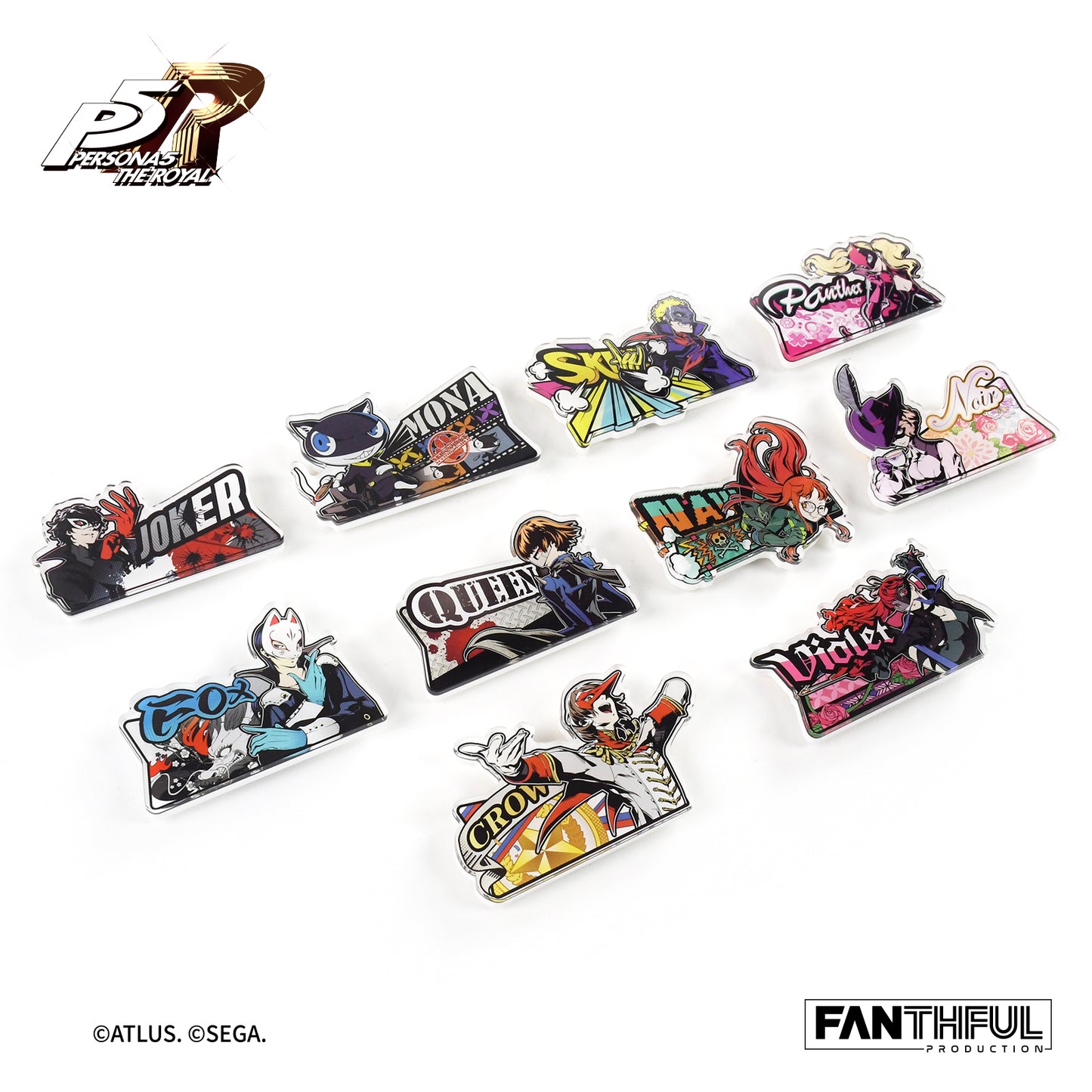 【Pre-Order】PERSONA 5 THE ROYAL Acrylic Badge(blind box/10pcs)