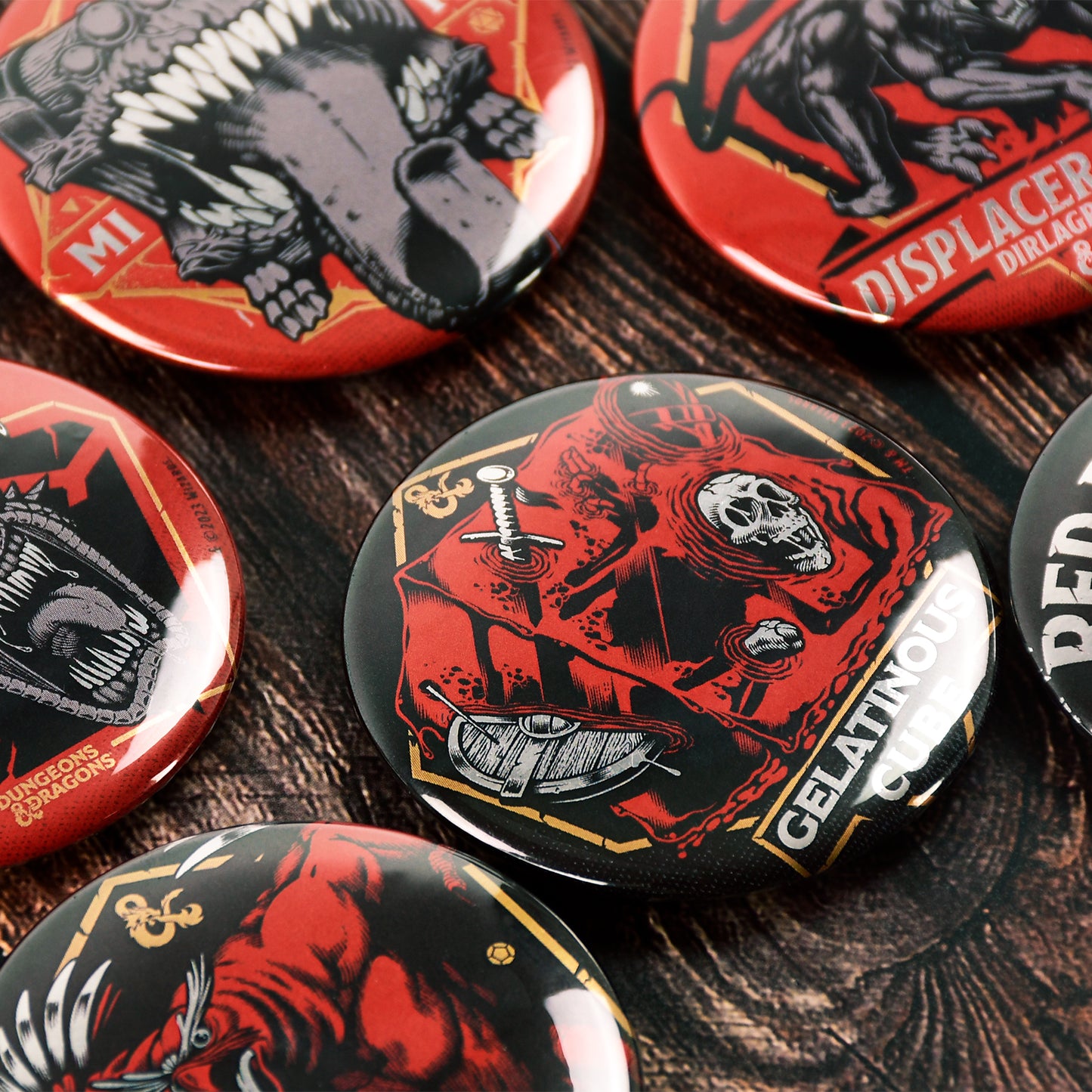 Dungeons & Dragons Badge Set (6pcs)
