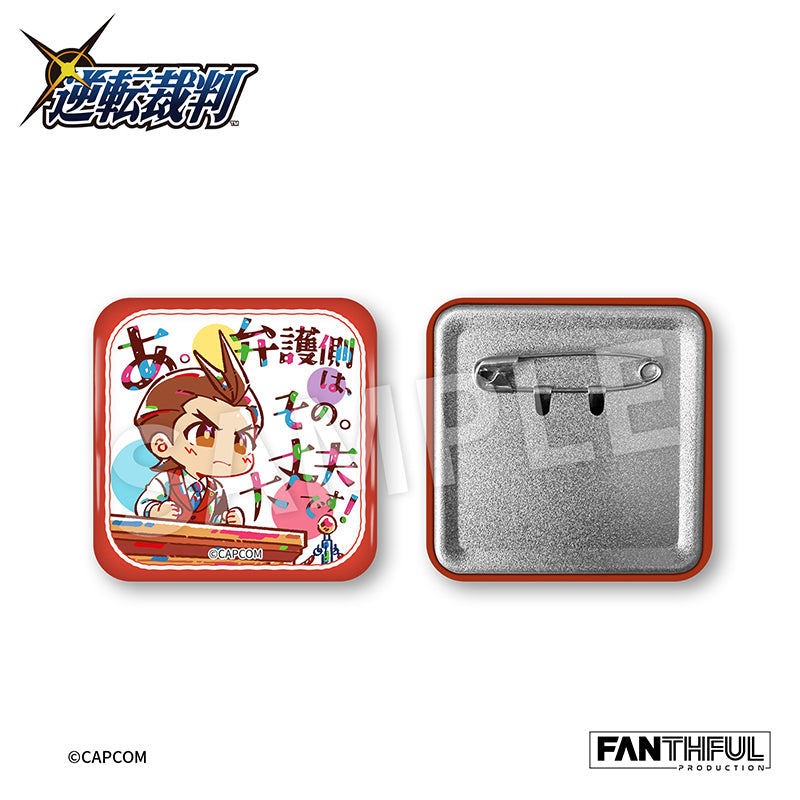 Ace Attorney Tin Badge(blind box)12pcs/set
