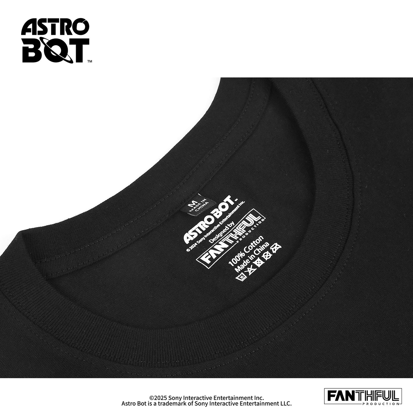 Astro Bot Black T-shirt