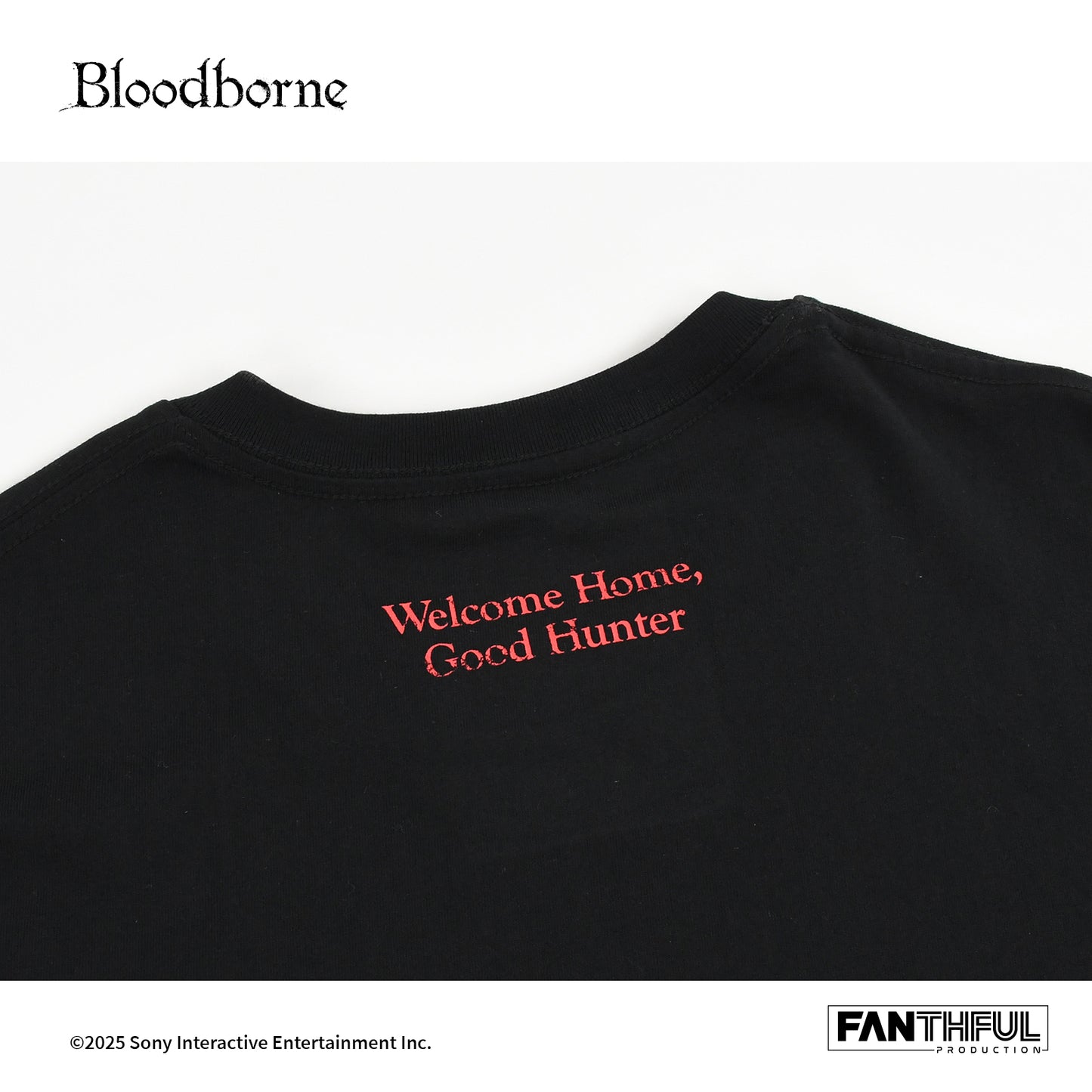 Bloodborne Black T-shirt(Hunter)