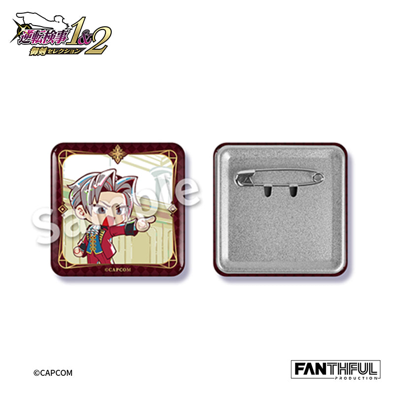 Ace Attorney Investigations Tin Badge(blind box/10pcs)