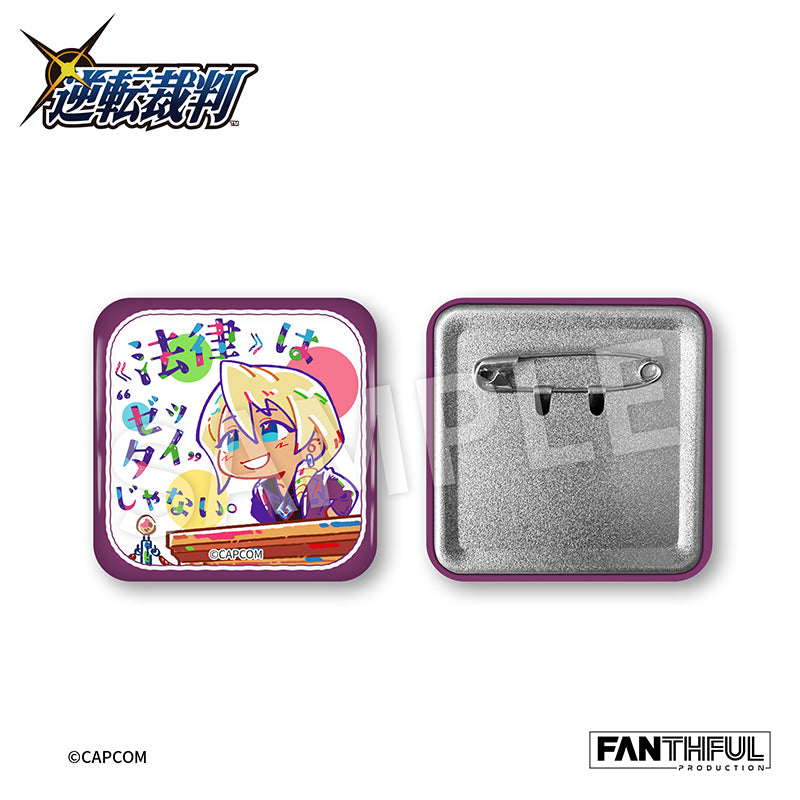 Ace Attorney Tin Badge(blind box)12pcs/set