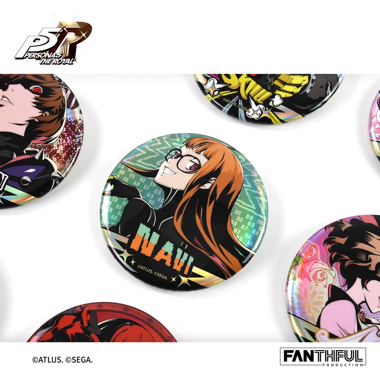 【Pre-Order】PERSONA 5 THE ROYAL Tin Badge(blind box/10pcs)