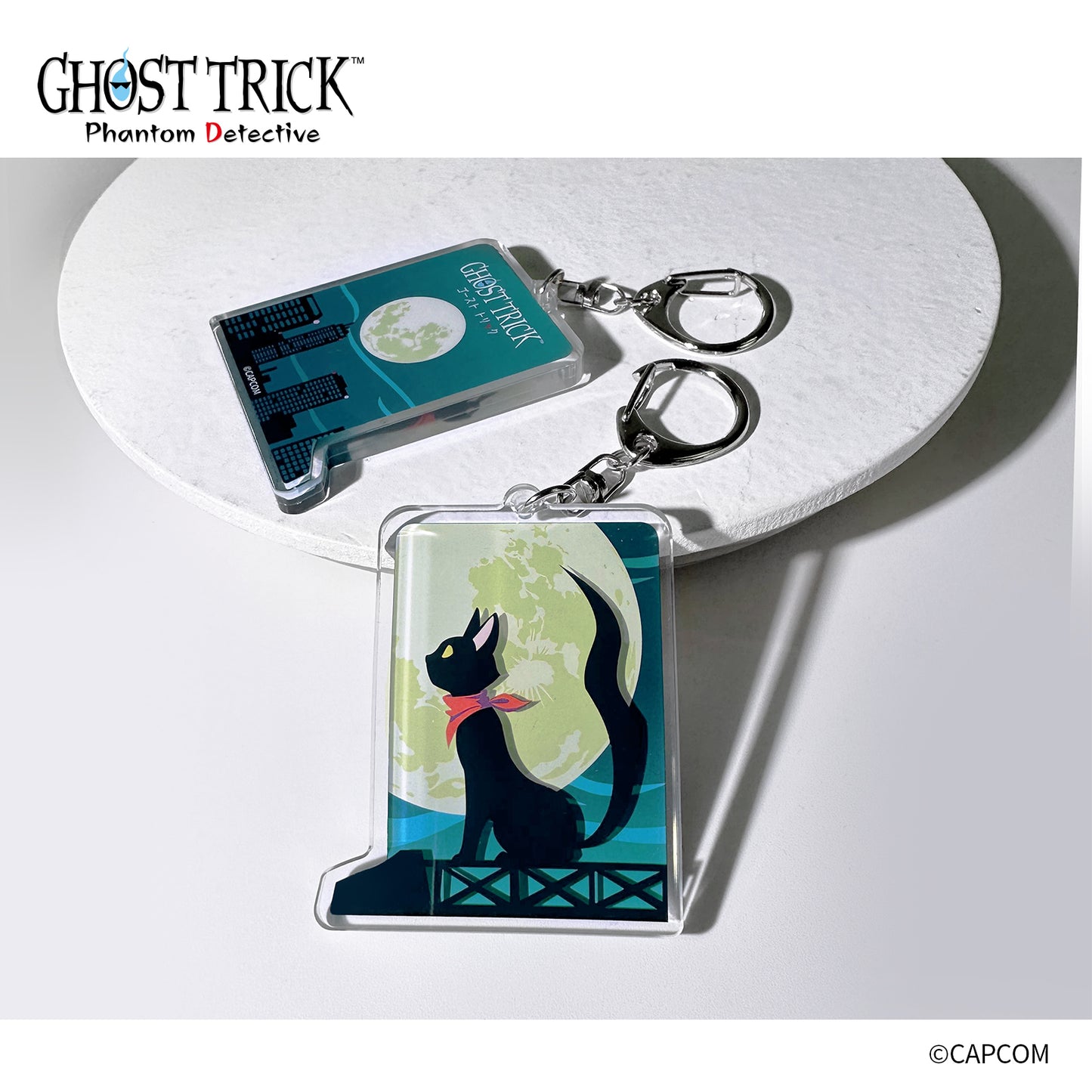 Ghost Trick Arcylic Keychain(Cat)