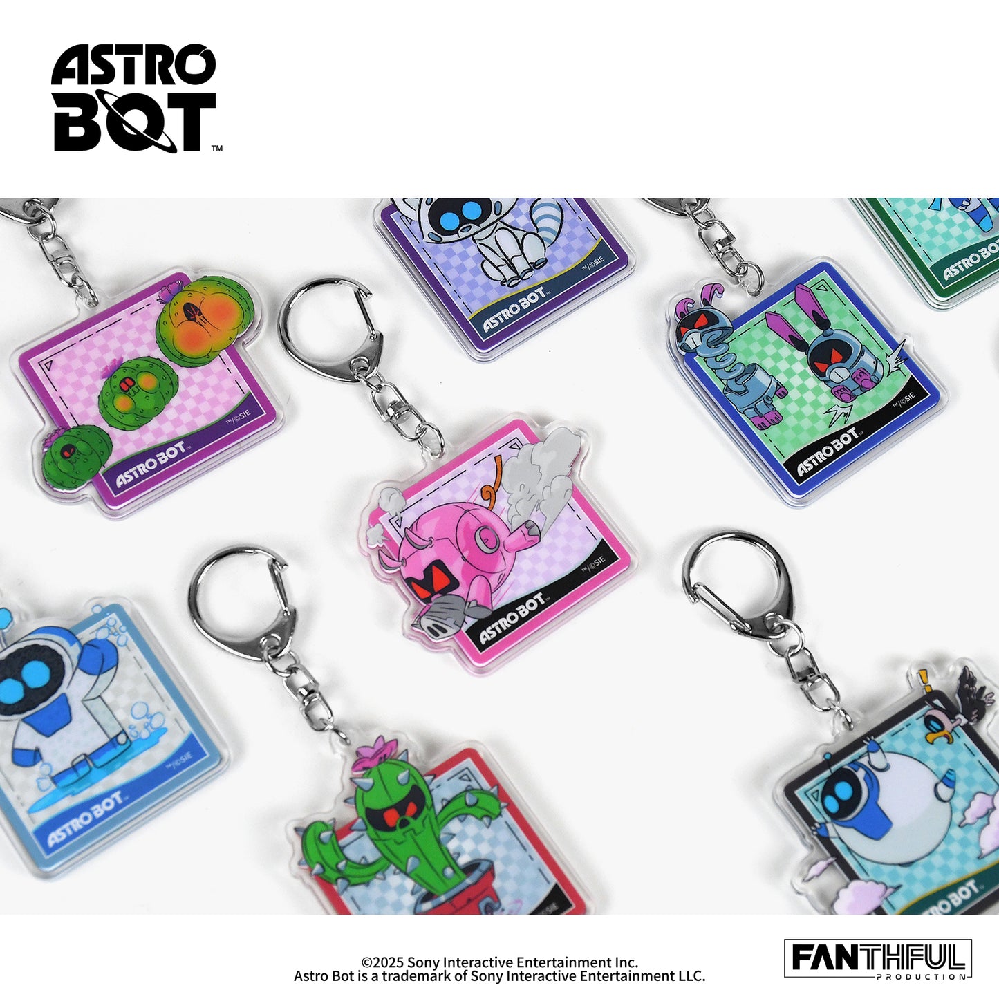 Astro Bot Acrylic Keychain(blind box)10pcs/set