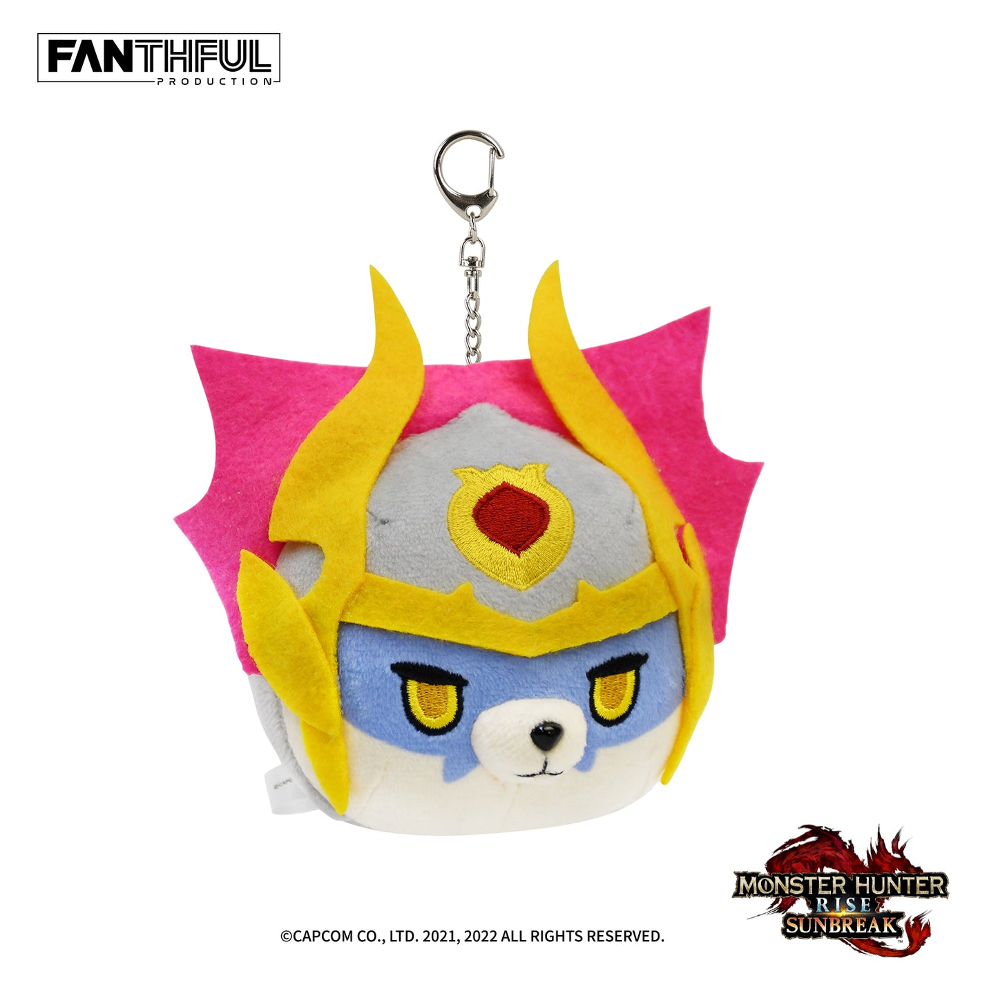 Monster Hunter Rise: Sunbreak Plush Keychain(Palamute)