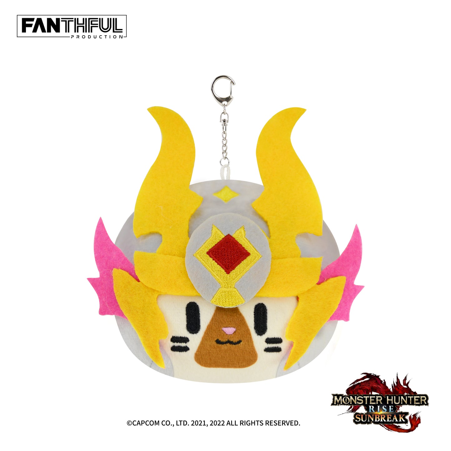 Monster Hunter Rise: Sunbreak Plush Keychain(Palico)