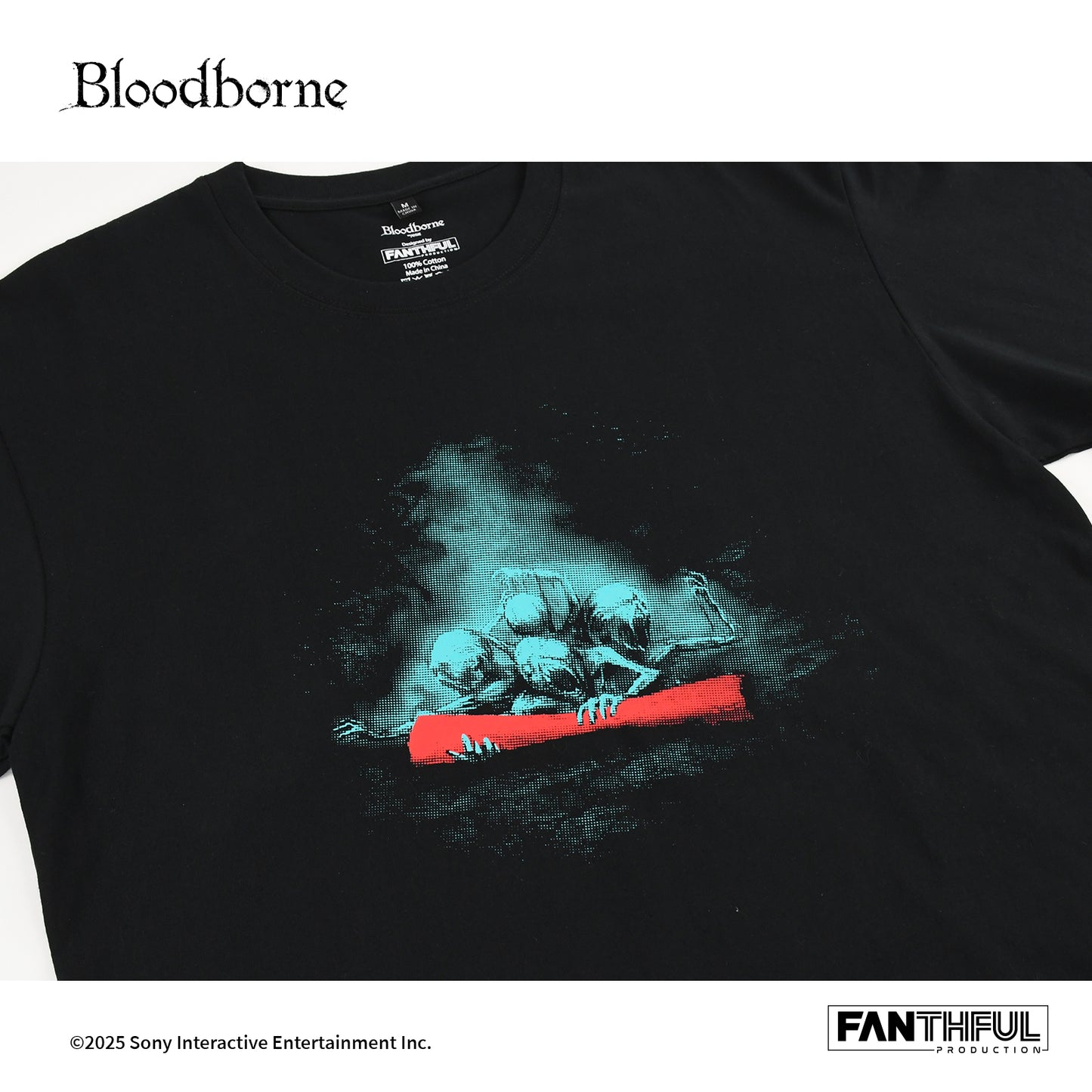 【Pre-Order】Bloodborne Black T-shirt(Lamp)