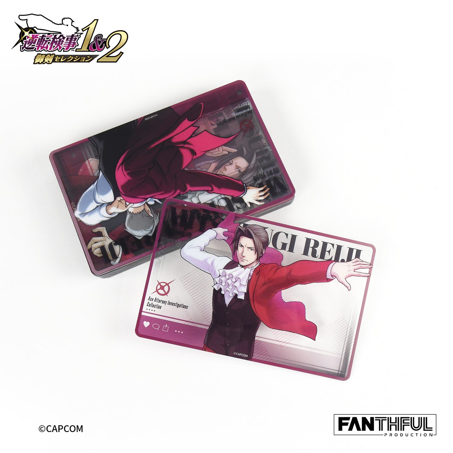 Ace Attorney Investigations Plastic Cards(blind box/12pcs)
