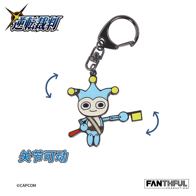 【Pre-Order】Ace Attorney Alloy Keychain-Blue Badger(Resale)