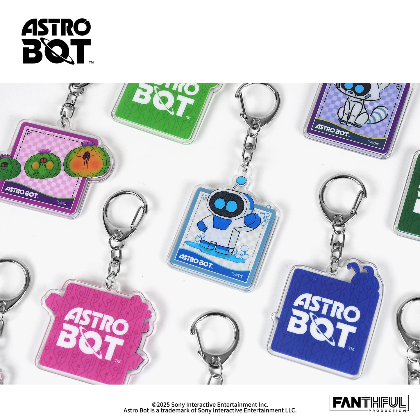 Astro Bot Acrylic Keychain(blind box)10pcs/set