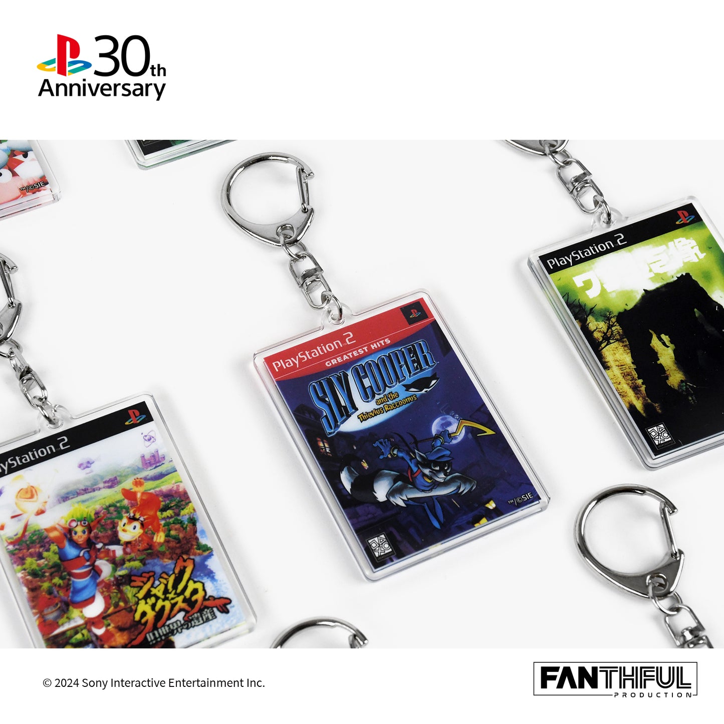 【Pre-Order】PlayStation 30th Anniversary Acrylic Keychain (blind bag) 8pcs/set