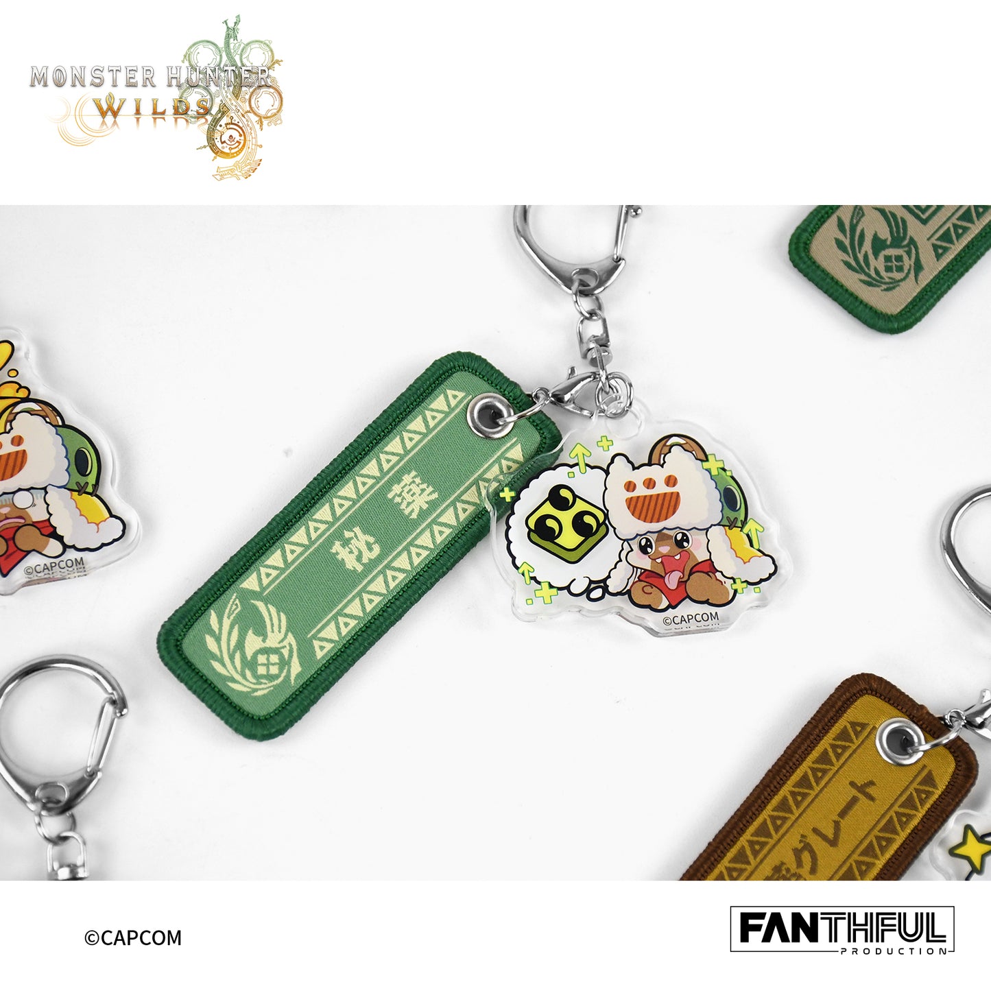 【Pre-Order】Monster Hunter Wilds Acrylic Keychain(blind box)10pcs/set