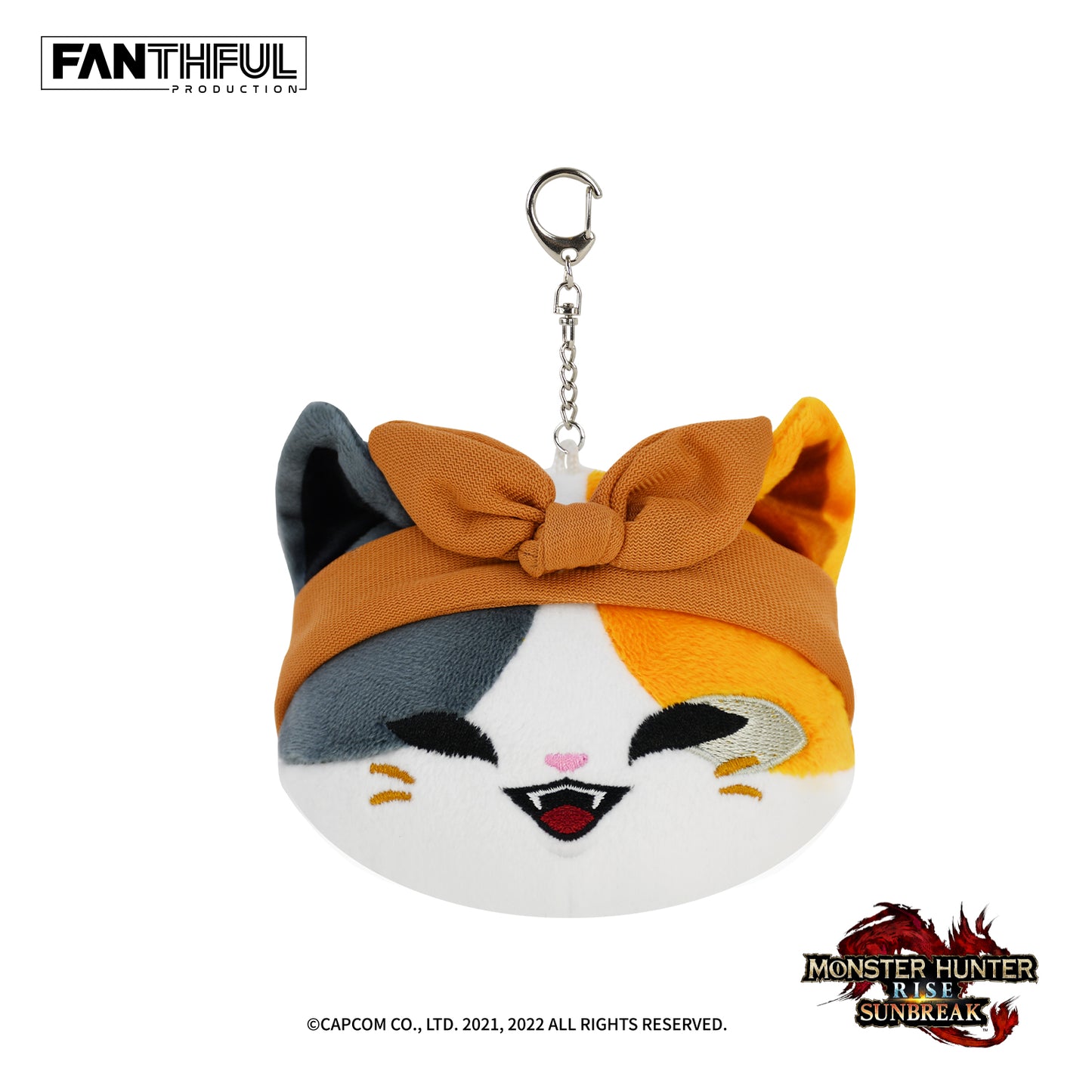 Monster Hunter Rise: Sunbreak Plush Keychain(Tea Shop Palico)