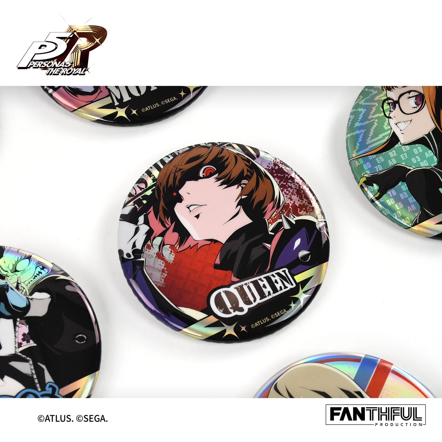 【Pre-Order】PERSONA 5 THE ROYAL Tin Badge(blind box/10pcs)