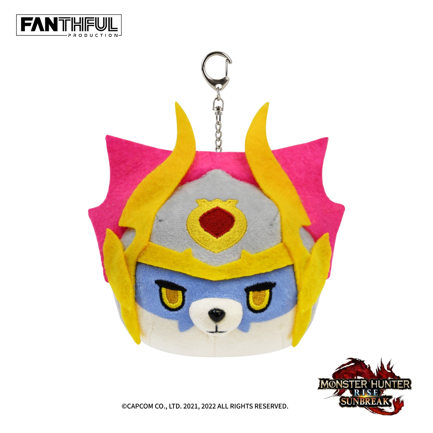 Monster Hunter Rise: Sunbreak Plush Keychain(Palamute)