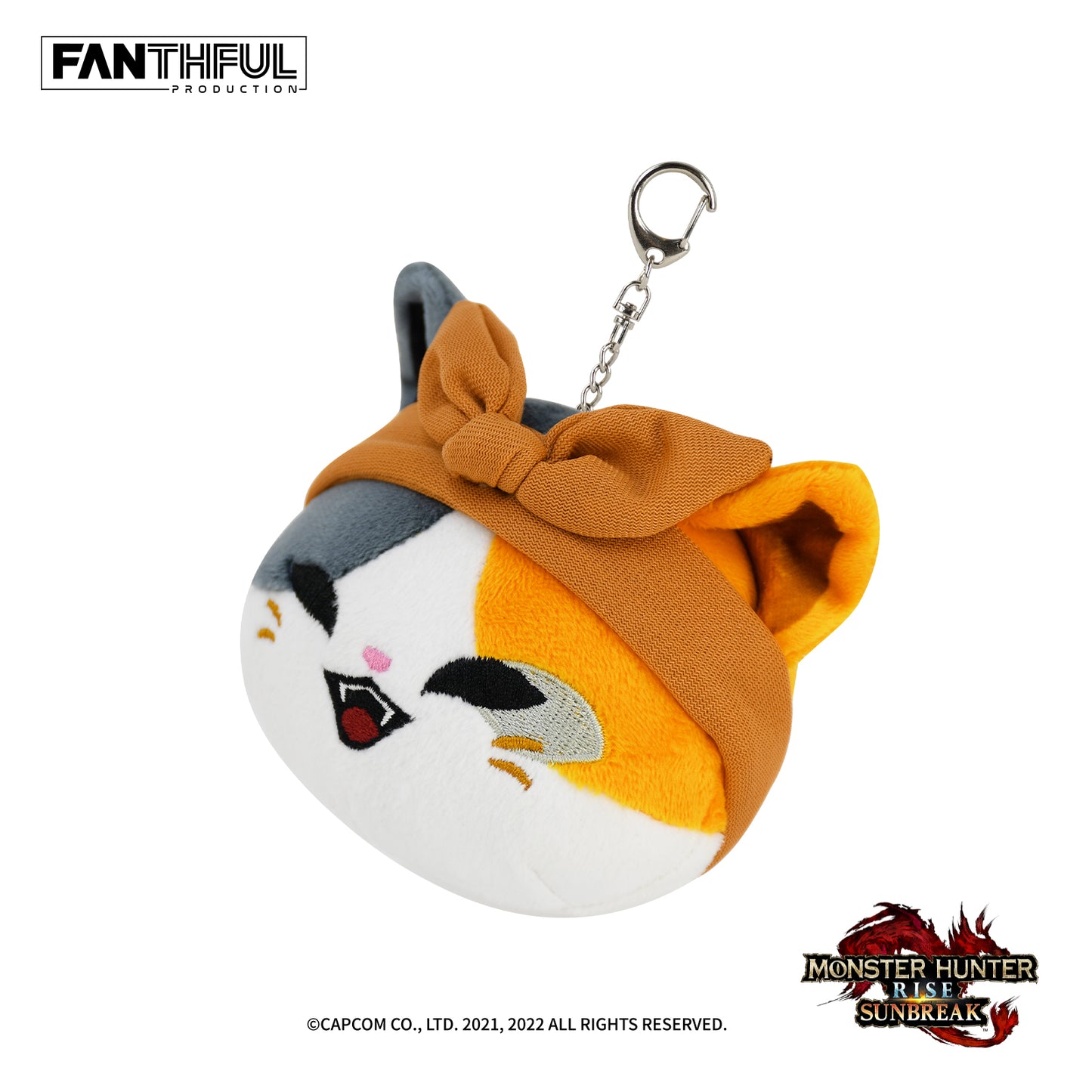 Monster Hunter Rise: Sunbreak Plush Keychain(Tea Shop Palico)