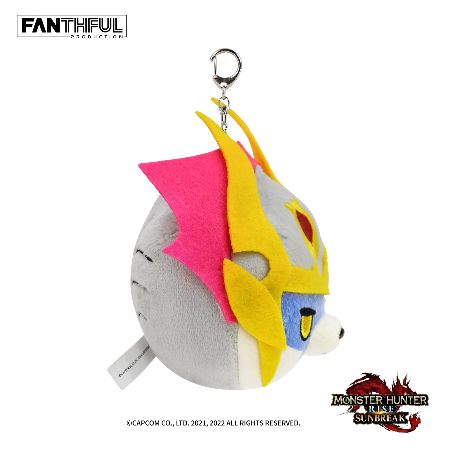 Monster Hunter Rise: Sunbreak Plush Keychain(Palamute)