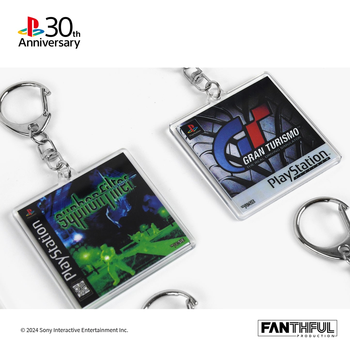 【Pre-Order】PlayStation 30th Anniversary Acrylic Keychain (blind bag) 8pcs/set