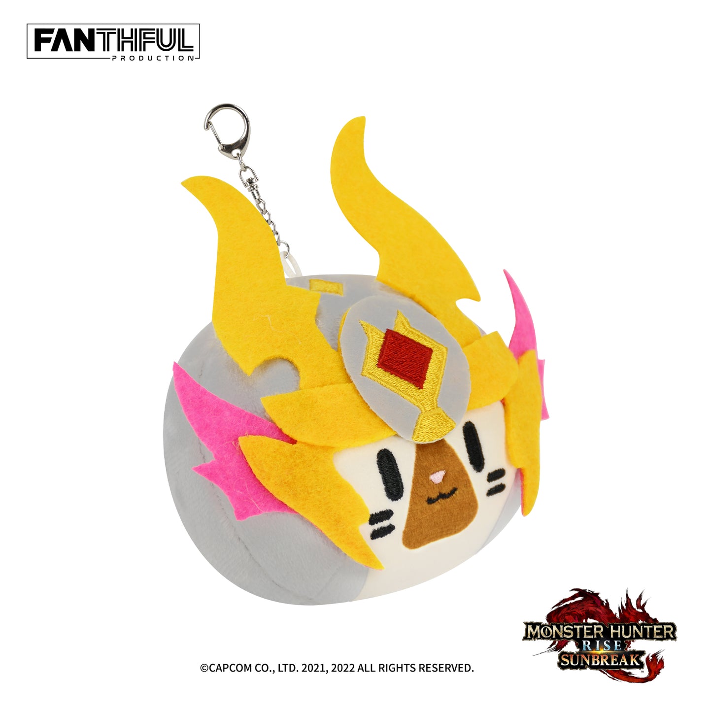 Monster Hunter Rise: Sunbreak Plush Keychain(Palico)