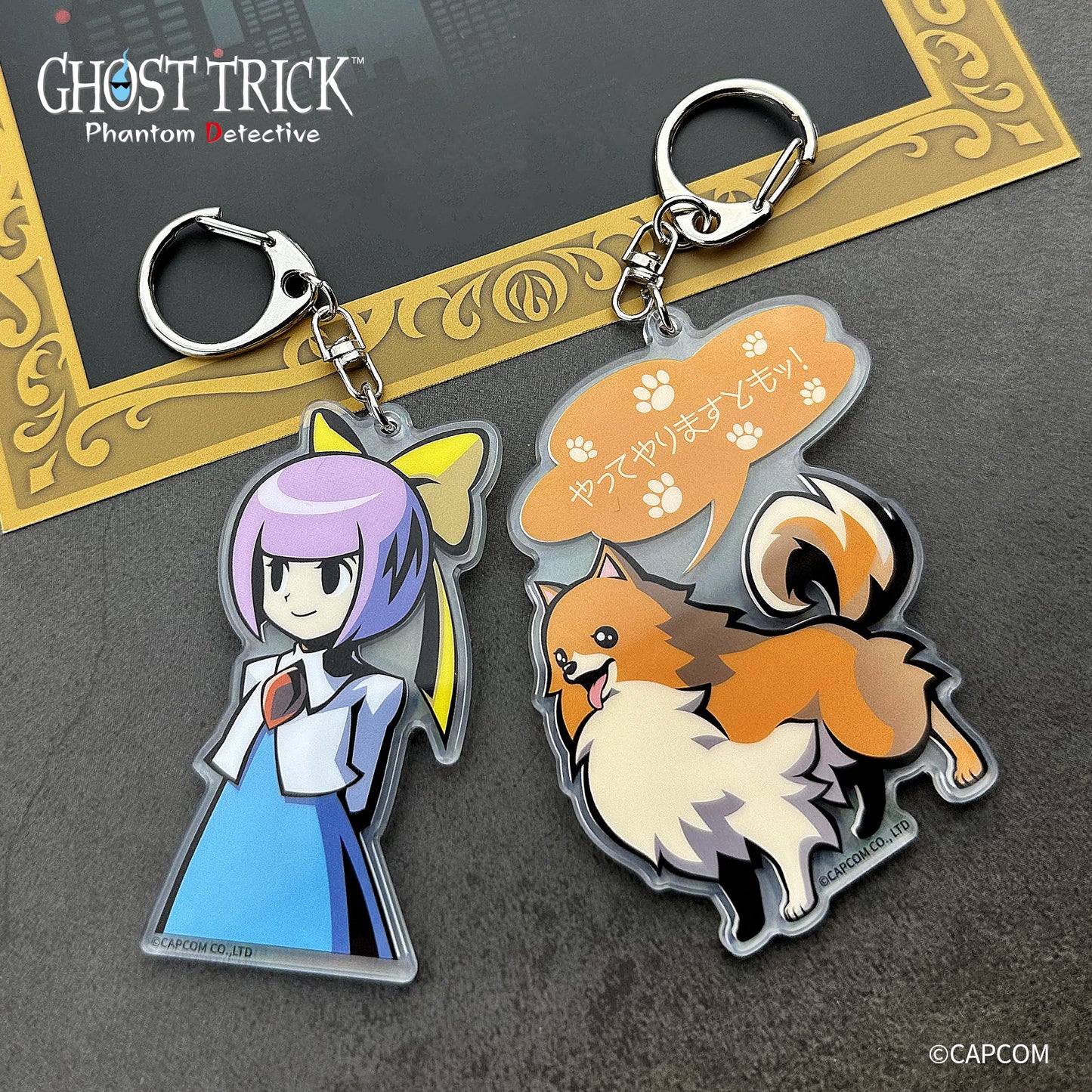 Ghost Trick Arcylic Keychain (pair)