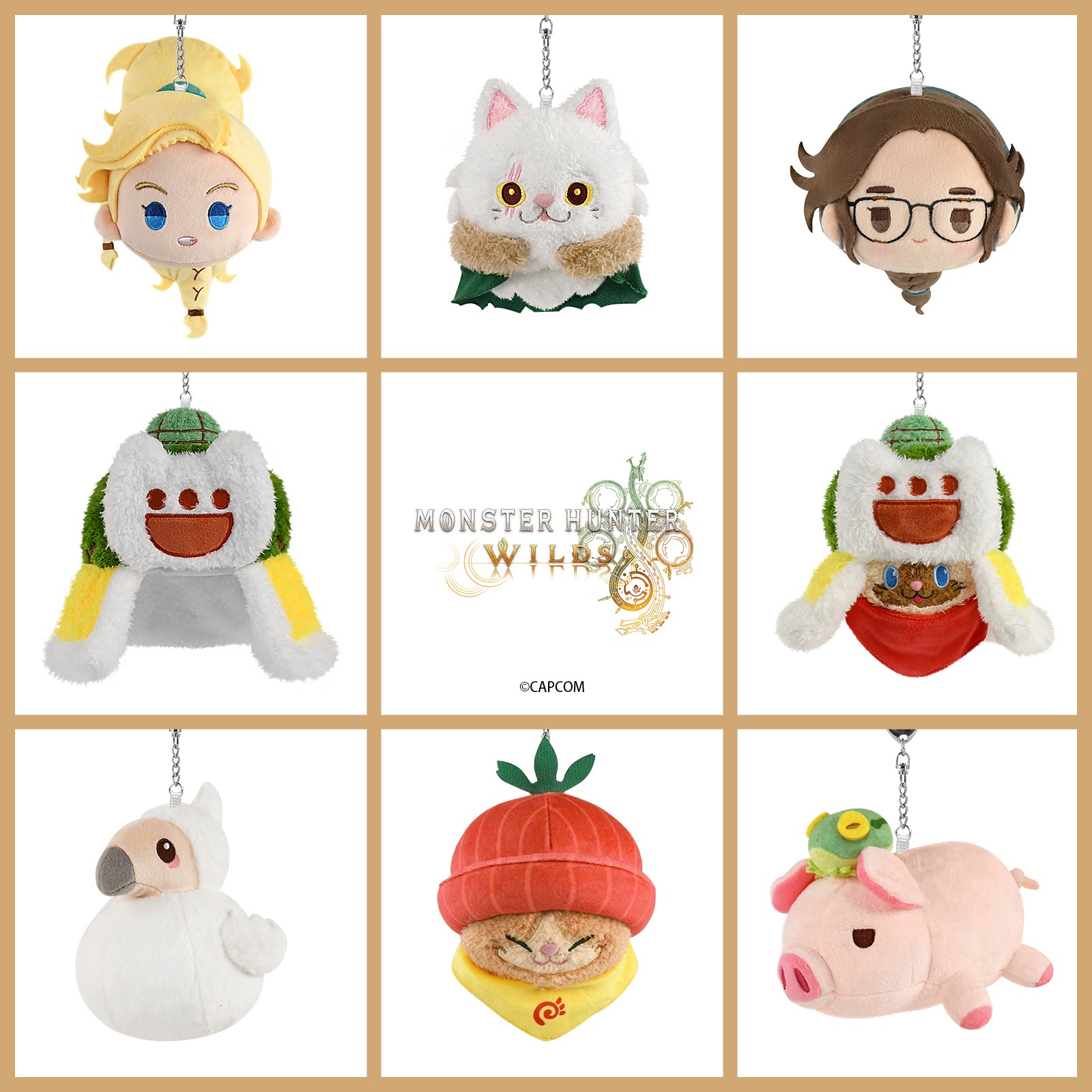 Monster Hunter Wilds Plush Keychain – FANTHFUL Collector