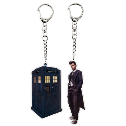 Doctor Who Acrylic Keychain (pair)