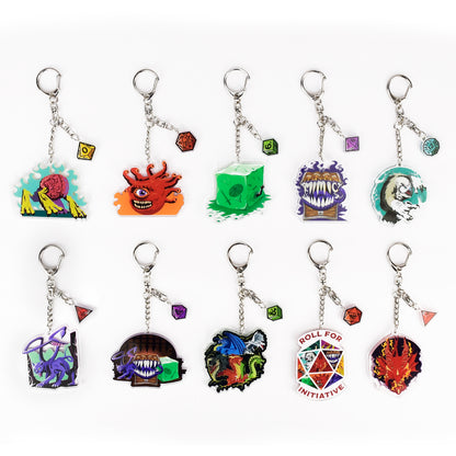 Dungeons & Dragons Acrylic Keychain(Mystery box) 10pcs/set