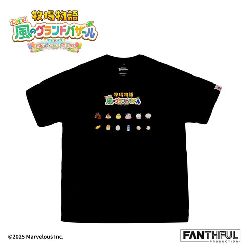 DOWNNPAYMENT for Story of Seasons Black T-shirt